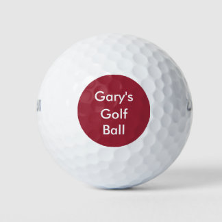 Balles De Golf Abandon du nom du monogramme