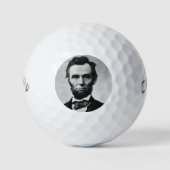 Balles De Golf Abraham Lincoln : 16ème Président de l'Amérique (Devant)