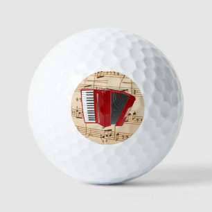 Balles De Golf Accordion : Accordion rouge,