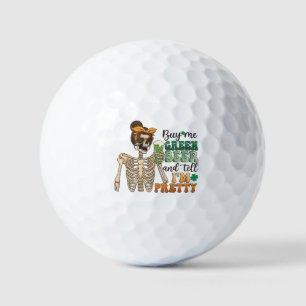 Balles De Golf Acheter Me Bière Verte - Squelette   Saint Patrick