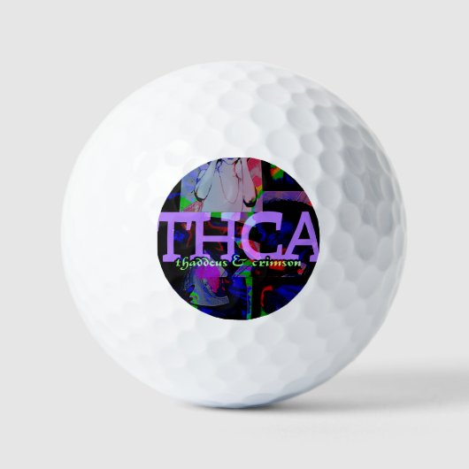Balles De Golf Adam Moyer Original "THCA" Rare (Recto)