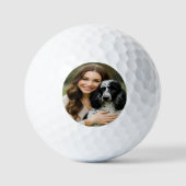 Balles De Golf Add Poddle Photo Personalize Customize (Recto)
