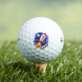 Balles De Golf Affiche d'aventure spatiale | L'aventure vous atte (T-shirt Insitu)