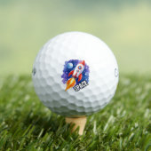 Balles De Golf Affiche d'aventure spatiale | L'aventure vous atte (T-shirt Insitu)