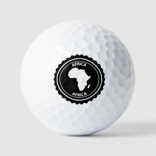Balles De Golf Afrique (Recto)