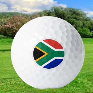 Balles De Golf Afrique du Sud Boules de golf, golfeurs de drapeau