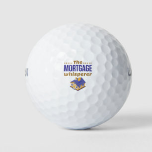 Balles De Golf Agent de prêt bancaire hypothécaire Whisperer