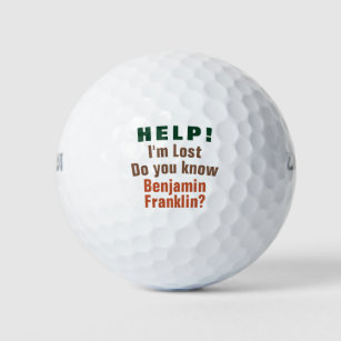 Balles De Golf Aide perdue   Drôle nom personnalisable personnali