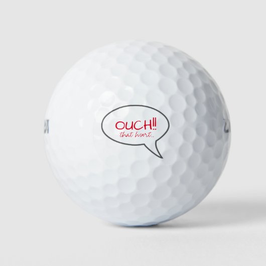 Balles De Golf Aïe, ça fait mal (Devant)