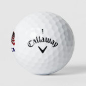 Balles De Golf Aigle américain de la Fierté de plume (Logo)