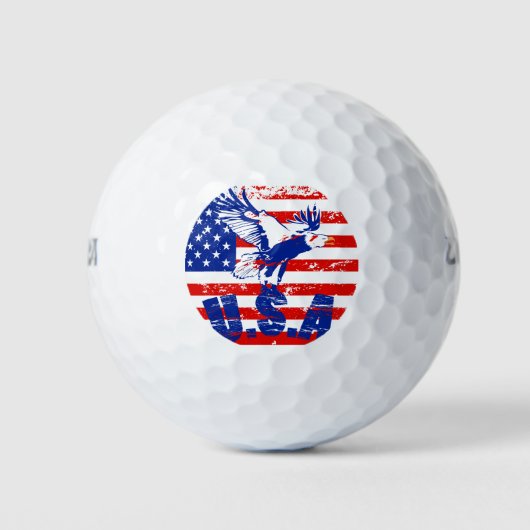 Balles De Golf aigle chauve (Devant)