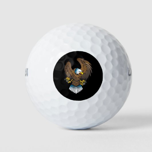 Balles De Golf Aigle de Bald (Devant)
