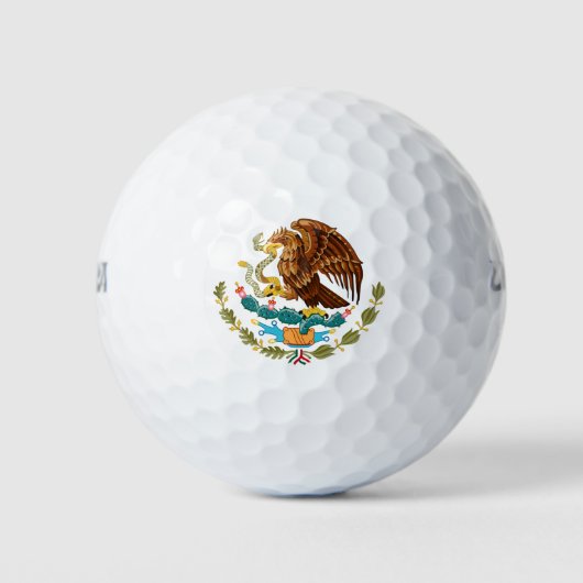 Balles De Golf Aigle mexicain (Devant)