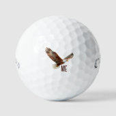 Balles De Golf Aigle monographique personnalisée (Recto)
