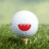 Balles De Golf Aigles rouges de Pologne (T-shirt Insitu)