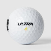 Balles De Golf Aile d'angle de tatouage Monogramme (Logo)