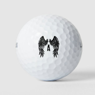 Balles De Golf Aile d'angle de tatouage Monogramme
