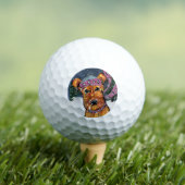 Balles De Golf Airedale Terriers (T-shirt Insitu)