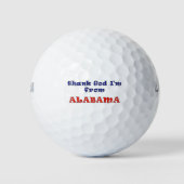 Balles De Golf Alabama (Devant)