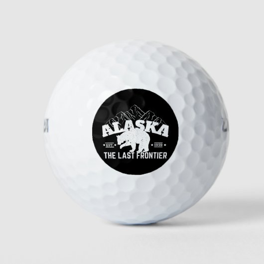 Balles De Golf Alaska L'ours polaire Dernière frontière (Devant)