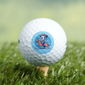 BALLES DE GOLF ALIEN COWBOY FUNNY GOLF BALL (T-shirt Insitu)