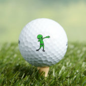 Balles De Golf alien halloween dabbing (T-shirt Insitu)