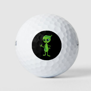 BALLES DE GOLF ALIEN "PETIT HOMME VERT" GOLF BALL
