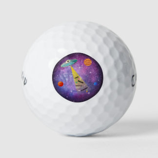 Balles De Golf Alien spatial galaxie père père père