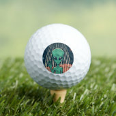 Balles De Golf Alien UFO (T-shirt Insitu)