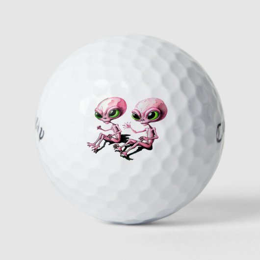 Balles De Golf Aliens volants Callaway Warbird Golf Ball (Devant)