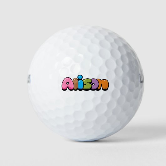 Balles De Golf Alison (Devant)
