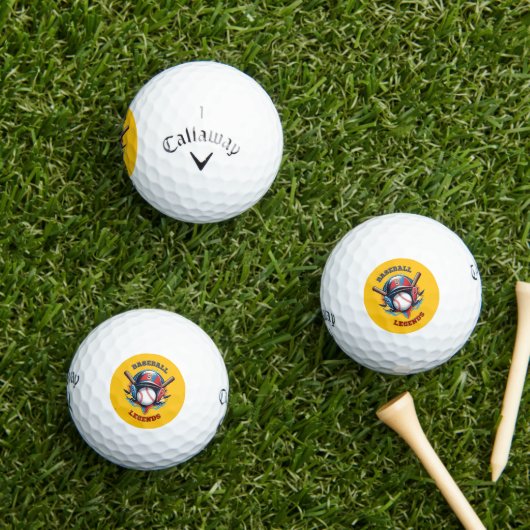 Balles De Golf All-Star Spirit : Classique Baseball Essentials Sp (Herbe in situ)