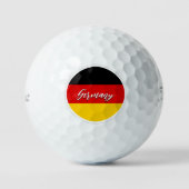 Balles De Golf Allemagne Golf Balls, Allemand Drapeau Golfeurs /  (Recto)