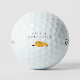 Balles De Golf 'Aller vers la grandeur' Confiance Ambition Motiva