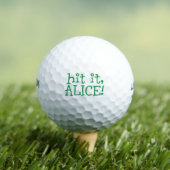 Balles De Golf Allez, Alice ! (T-shirt Insitu)