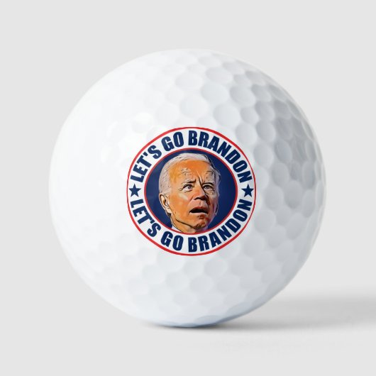 Balles De Golf Allez Brandon FJB pro trump 2024 (Recto)