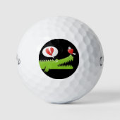 Balles De Golf Alligator amoureux (Devant)