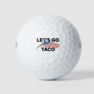Balles De Golf Allons-y TACO Trump toujours poulets dehors