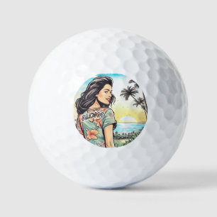 Balles De Golf Aloha Girl