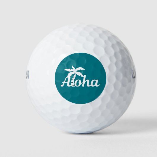 Balles De Golf Aloha Hawaii (Devant)