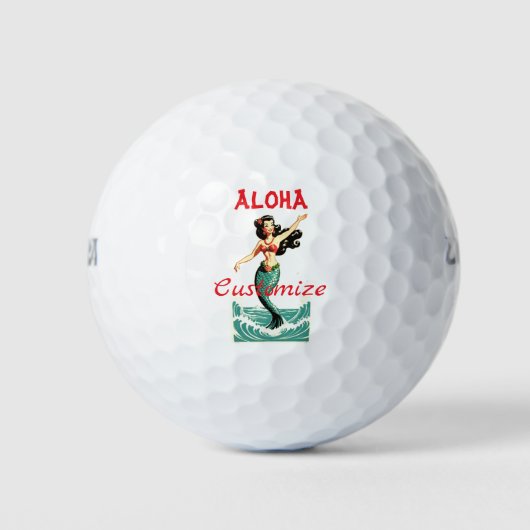 Balles De Golf Aloha Mermaid Thunder_Thunder_Cove (Devant)