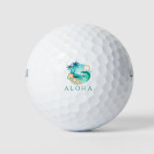Balles De Golf Aloha Tropical (Devant)