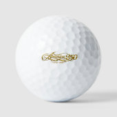 Balles De Golf America 250 Commemorative Gold Script Golf Balls (Recto)