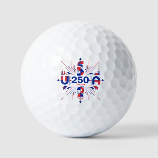 Balles De Golf America’s 250th anniversary (Recto)