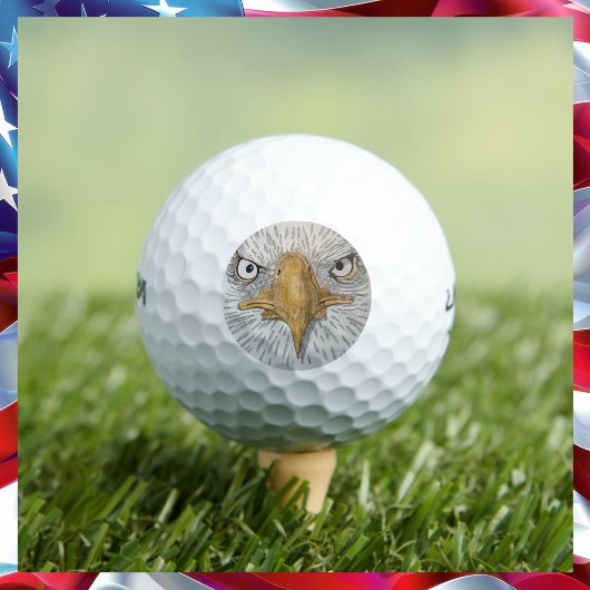 Balles De Golf American Eagle Face Golf Ball