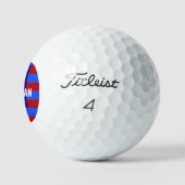Balles De Golf American red white bleu patriotique fun (Logo)