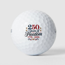 Balles De Golf America's 250th Anniversary Freedom