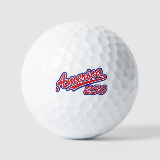 Balles De Golf Amérique 250 (Recto)