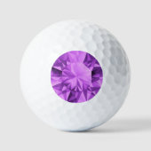 Balles De Golf Améthyste (Recto)