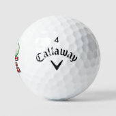 Balles De Golf Amour de l'appel personnalisé empilé (Logo)